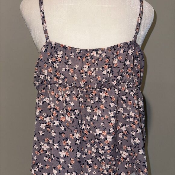 PINK ROSE Flowy Floral NWT and Adjustable Straps Cami Tops - Picture 10 of 14